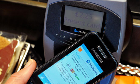 Contactless mobile phone payment system
